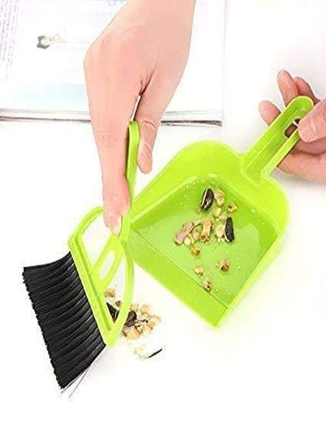 Dabster Mini Dustpan with Brush Broom Set for Multipurpose Cleaning 2 pcs Small Broom for Kids dust pan with Brush - Image 3
